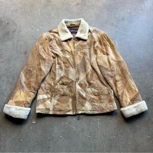 Vintage Leather Works Patchwork Suede Jacket